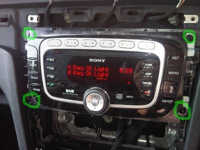 Ford sony dab radio usb