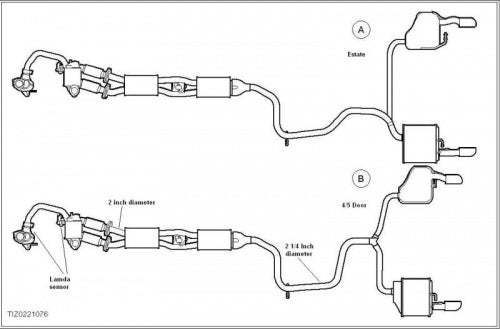 Ford contour exhaust size #7